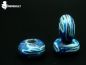 Preview: dreadperlen blue flames, fimo dreadperlen, dreadshop, shop fuer dreadlocks, dreadlockschmuck aus fimo, dreadschmuck und mehr, dreadstyle, dread beads polymer clay, dk, fimo dreadperlen, dreadschmuck aus fimo, polymer clay dread beads, dreadlocks jewelr